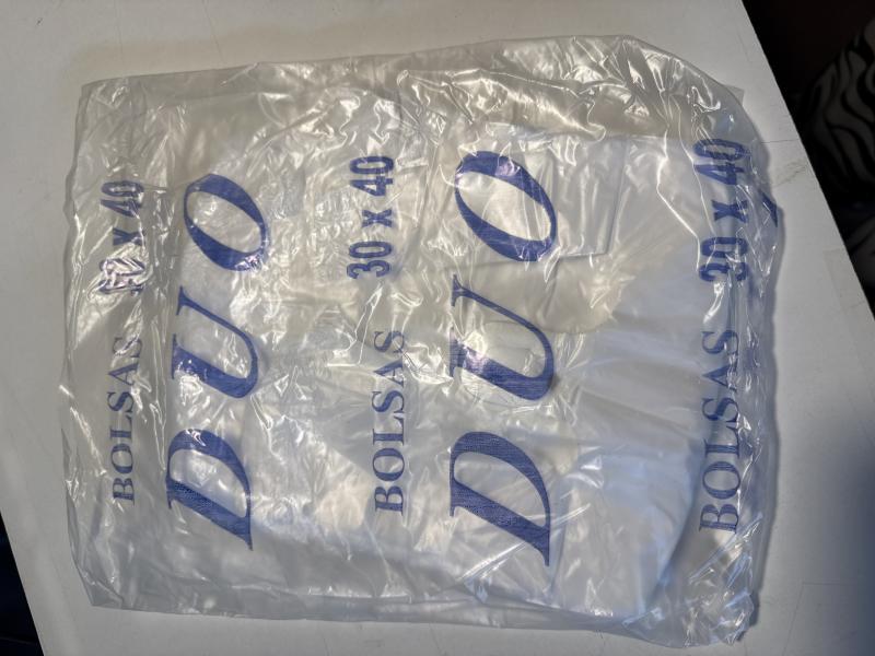 BOLSA CAMISETA 30*40X 50 UNID COMUN