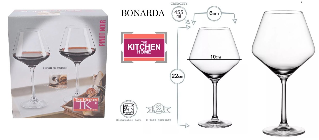 COPA DEGUSTACION PINOT NOIR 455CC X 2 UNID