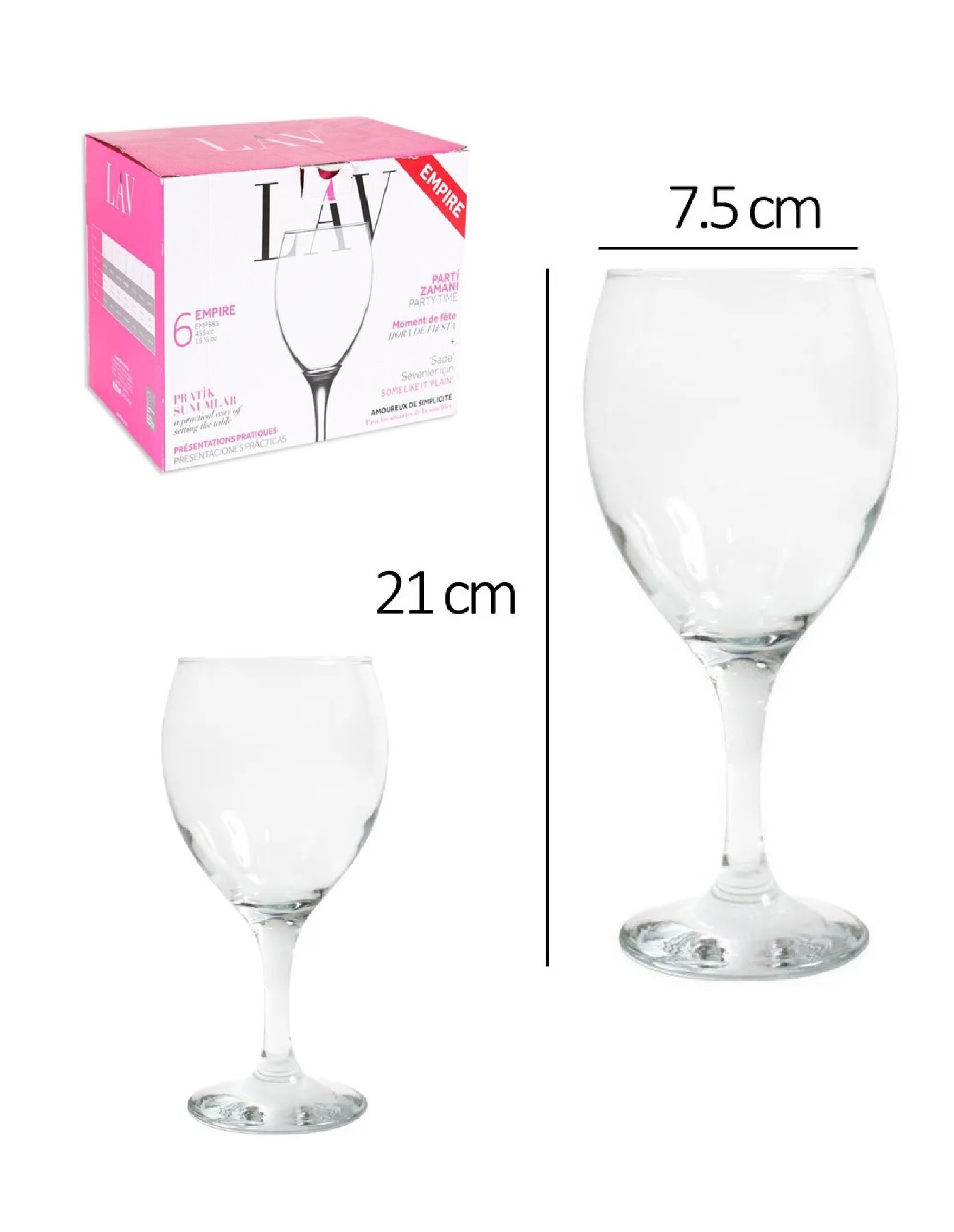 COPA EMPIRE DESGUTACION 455CC X 6 UNID