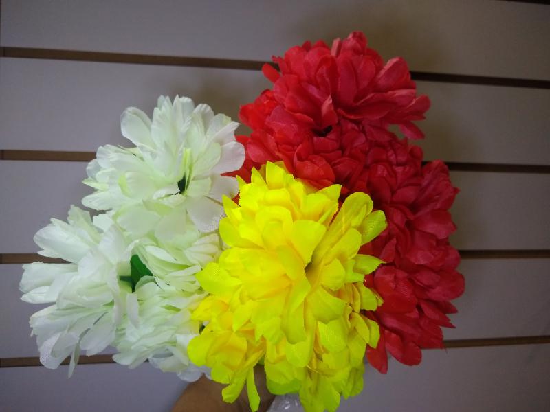 RAMO FLOR CRISANTEMO X 5 VARAS 35CM