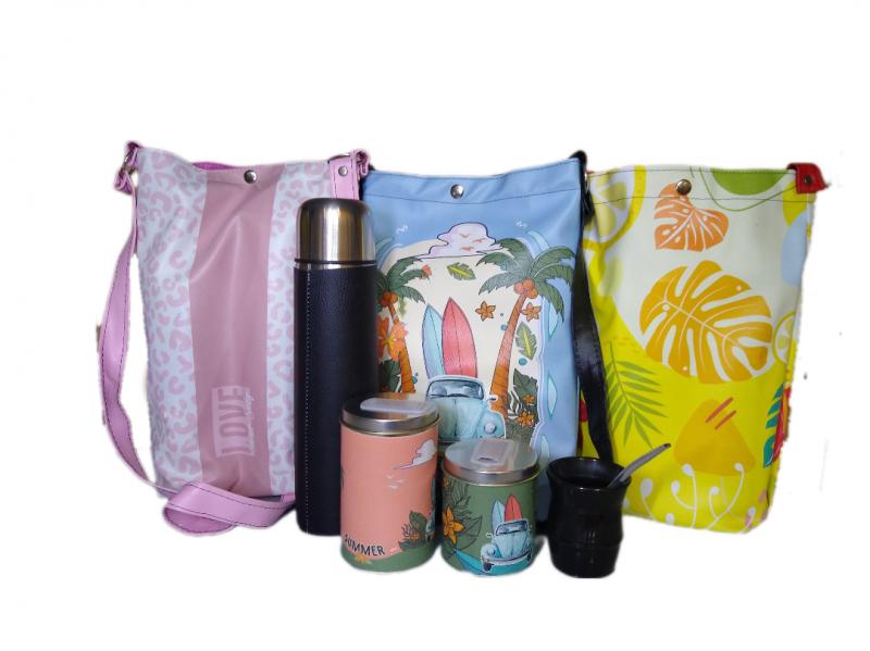 MORRAL MATERO SURTIDO TERMO ACERO+LATA+MATE SATURNO