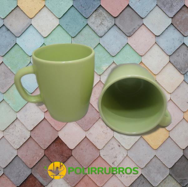 JARRO MUG LISO VERDE.M 11CM NACIONAL