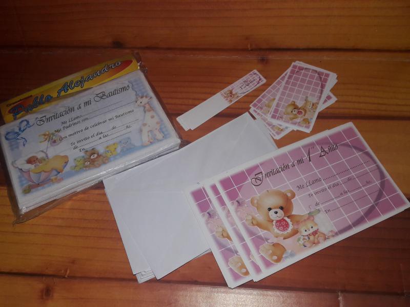 TARJETAS INVITACION X25 UNID