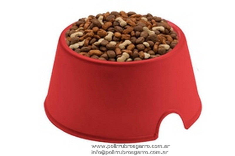 COMEDERO PLASTICO PARA PERROS 17*10
