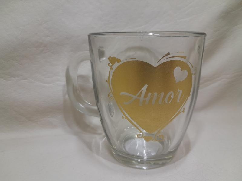 DIA DEL ENAMORADO*JARRO AMANECER ROJO CORAZON