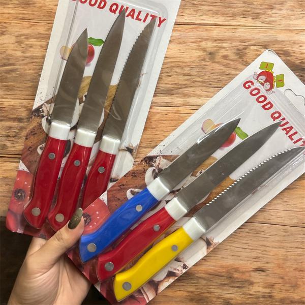 CUCHILLO SET X 3 UNID M/COLOR 12/12/9CM