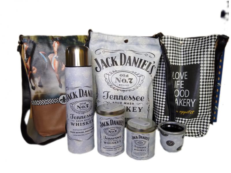 MORRAL MATERO + TERMO ACERO+LATAS+MATE