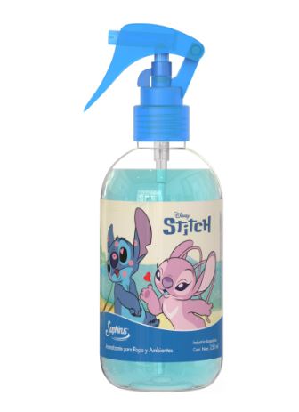 PERFUME P/ROPA SAPHIRUS 250ML DISNEY STITCH Y ANGEL