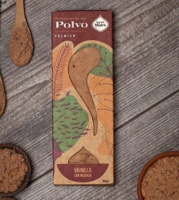 SAHUMERIO EN POLVO VAINILLA CON INCIENSO 60GRS