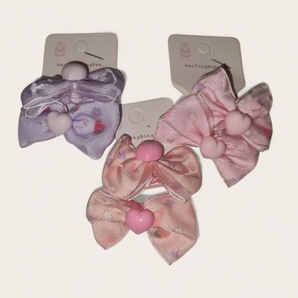 COLITA MOÑO CORAZON X 2 UNID