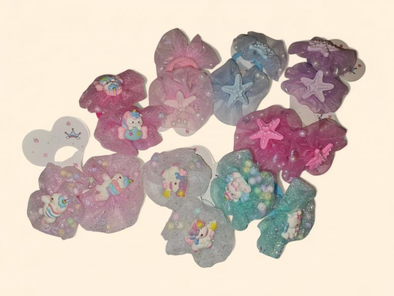 COLITA C/ESTRELLA-UNICORNIO TUL X 2 UNID