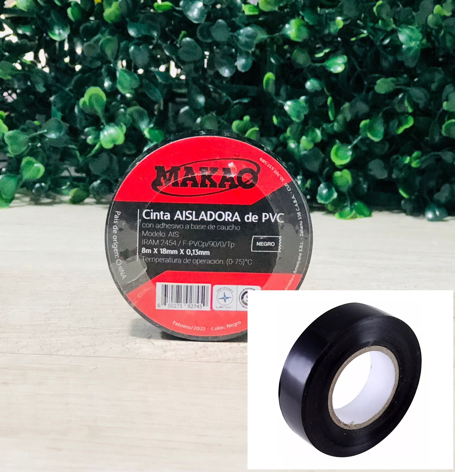 CINTA AISLADORA 8 MTS MACAO