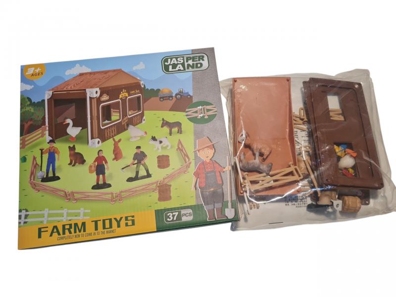 GRANJA * SET EN CAJA 31PIEZAS 28X26CM