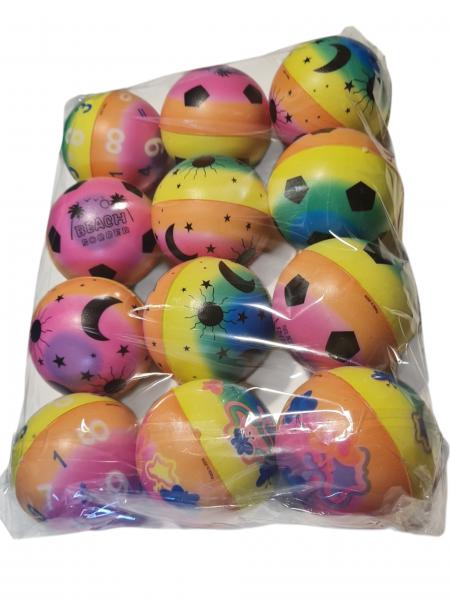 PELOTA SOFT MULTICOLOR 8CM