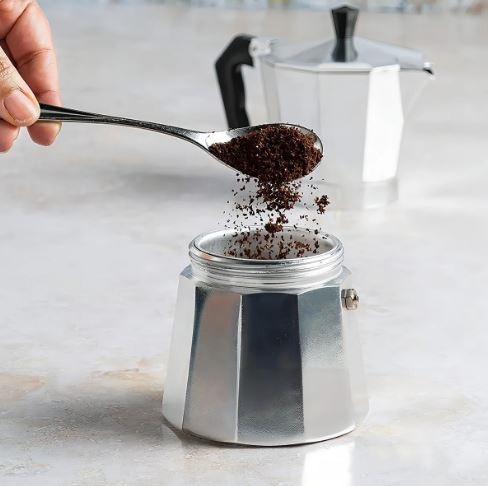 ALUMINIO* CAFETERA AMERICANA P/12 TAZAS 25CM