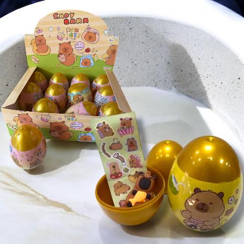 HUEVO SORPRESA CAPIBARA 9 CM