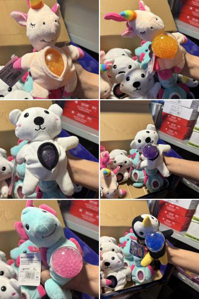 PELUCHE * ANIMAL C/SQUISHY 20 CM