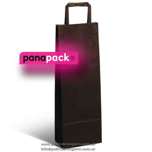 BOLSA 14*8*40 NEGRO P/BOTELLA
