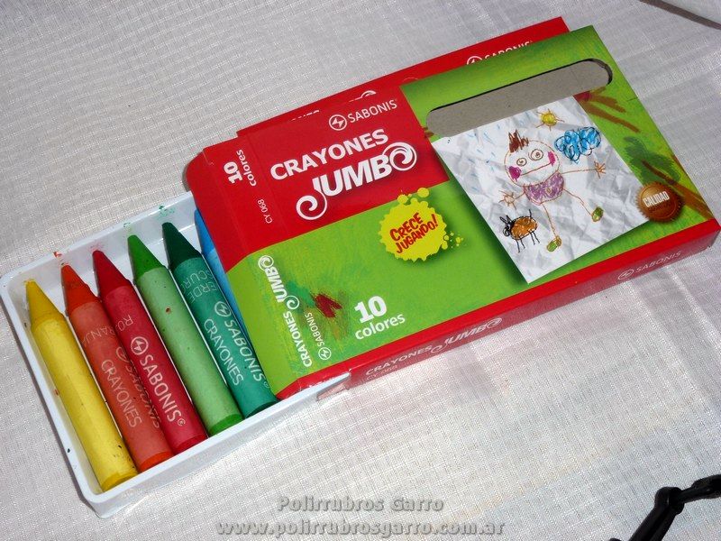 CRAYONES JUMBO SABONIS X 10 UNID