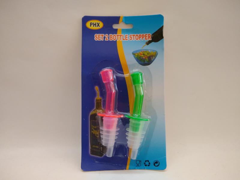 TAPON ACRILICO  PARA ACEITERO/VINAGRERO X 2 UNID