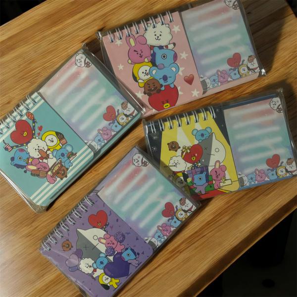 LIBRETA  C/NOTAS AUTOADHESIVA 13*9CM BTS