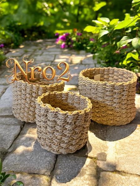 CESTO REDONDO RATAN N°2 18*12CM