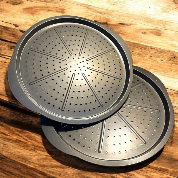 PIZZERA ANTIADHERENTE ACANALADA 35CM