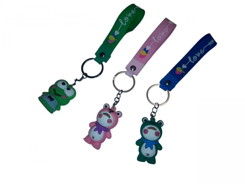 LLAVERO GOMA CORREA RANA