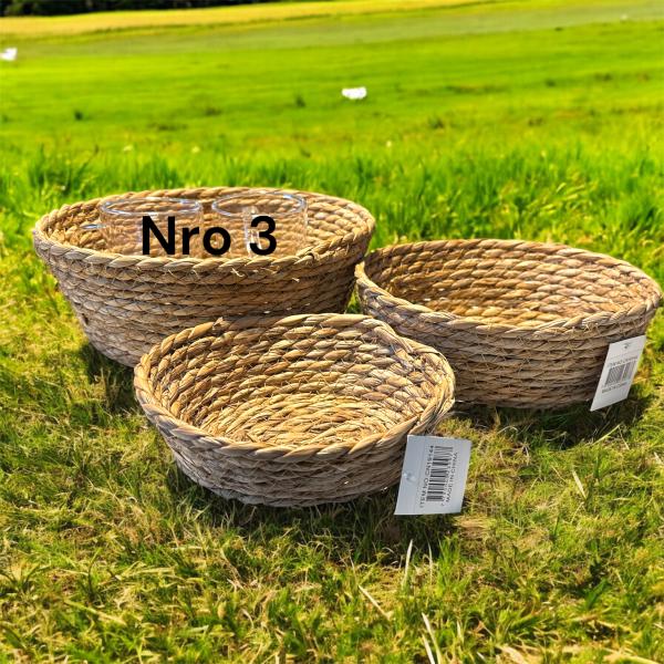 CESTO OVAL RATAN 24X9CM N°3