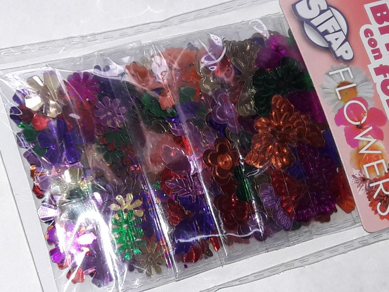 BRILLANTINA FLOWERS X 5 SOBRES