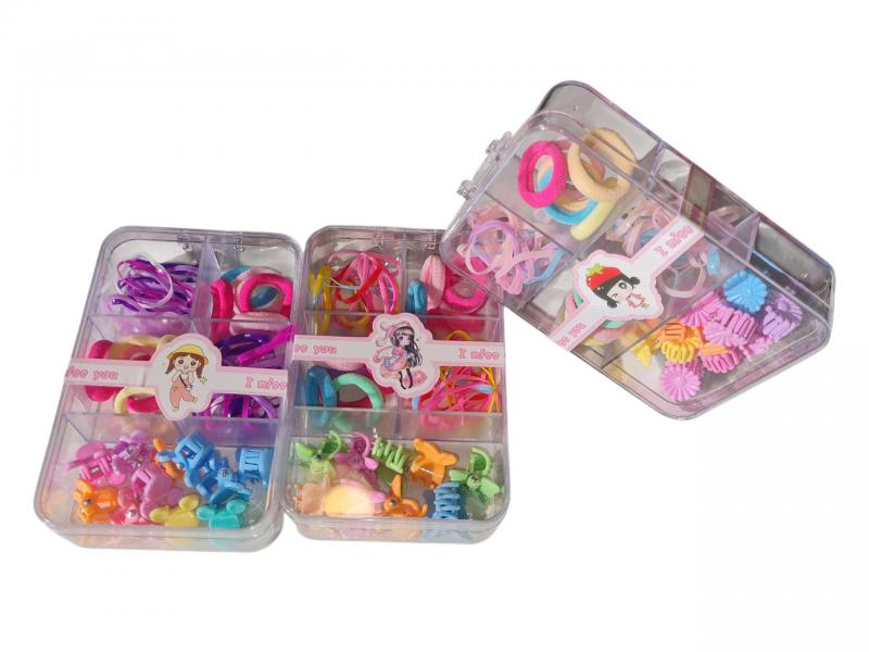 SET ESTUCHE MINIBROCHES/BANDITAS/COLITAS 10X7CM