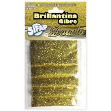 BRILLANTINA GIBRE DORADO X 5 SOBRES