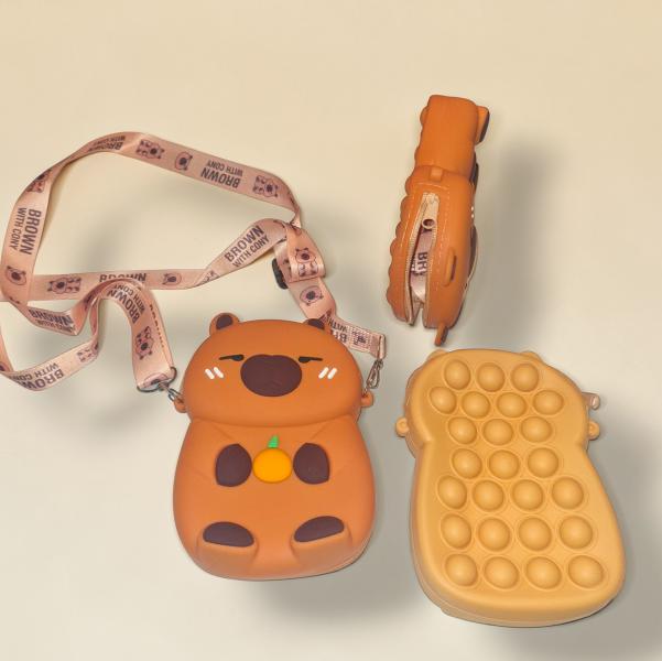 CARTERITA CAPIBARA SILICONA 14 CM