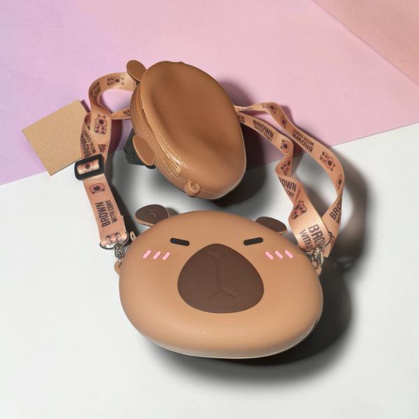 CARTERITA CAPIBARA CARA SILICONA 15 CM