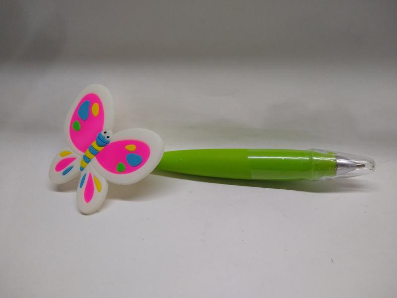 BOLIGRAFO MARIPOSA GOMA