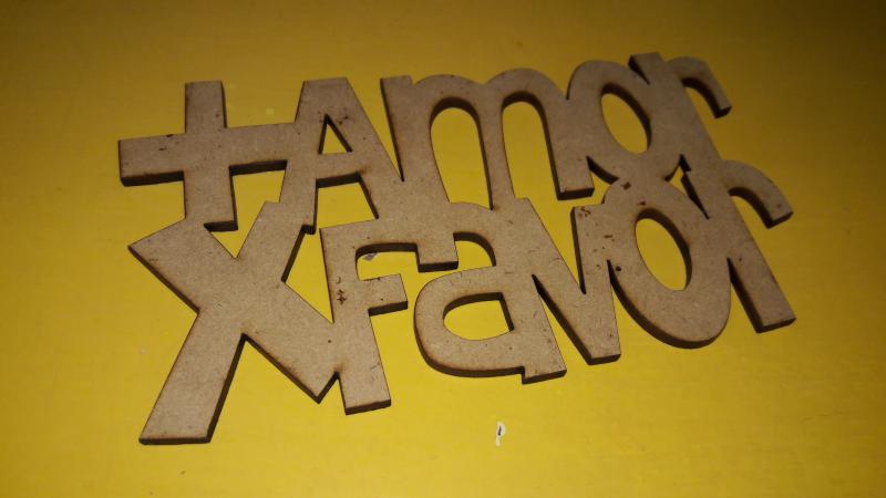 FRASE FF +AMOR XFAVOR 14*8CM