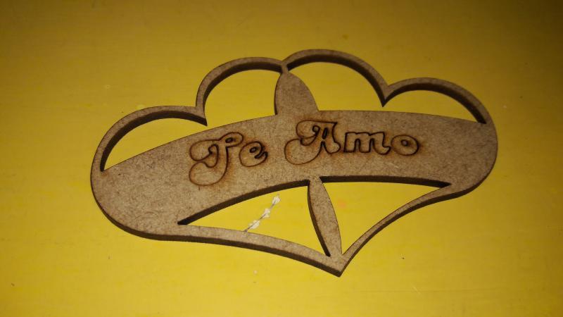 FRASE FF CORAZONES ENLAZADO  TE AMO 12*8CM