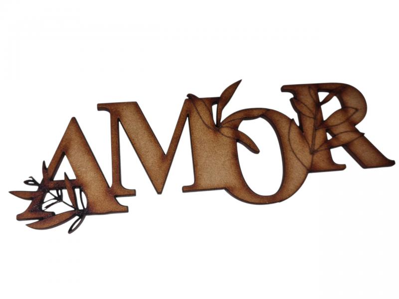 FRASE FF AMOR HOJAS 15CM