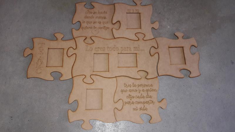 CUADRO FF ROMPECABEZA X 8 PIEZAS (6 PF/2 FRASES)