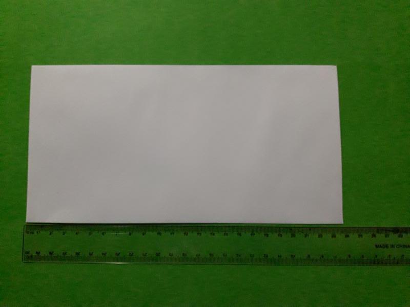 SOBRE OFICIO INGLES BLANCO 90 GRS