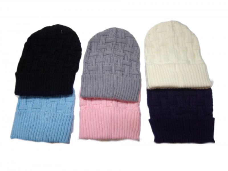 GORRO LANA A CUADROS