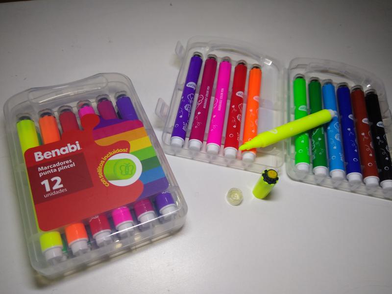 FIBRA PUNTA REDONDA/SELLO X 12 UNID BENABI