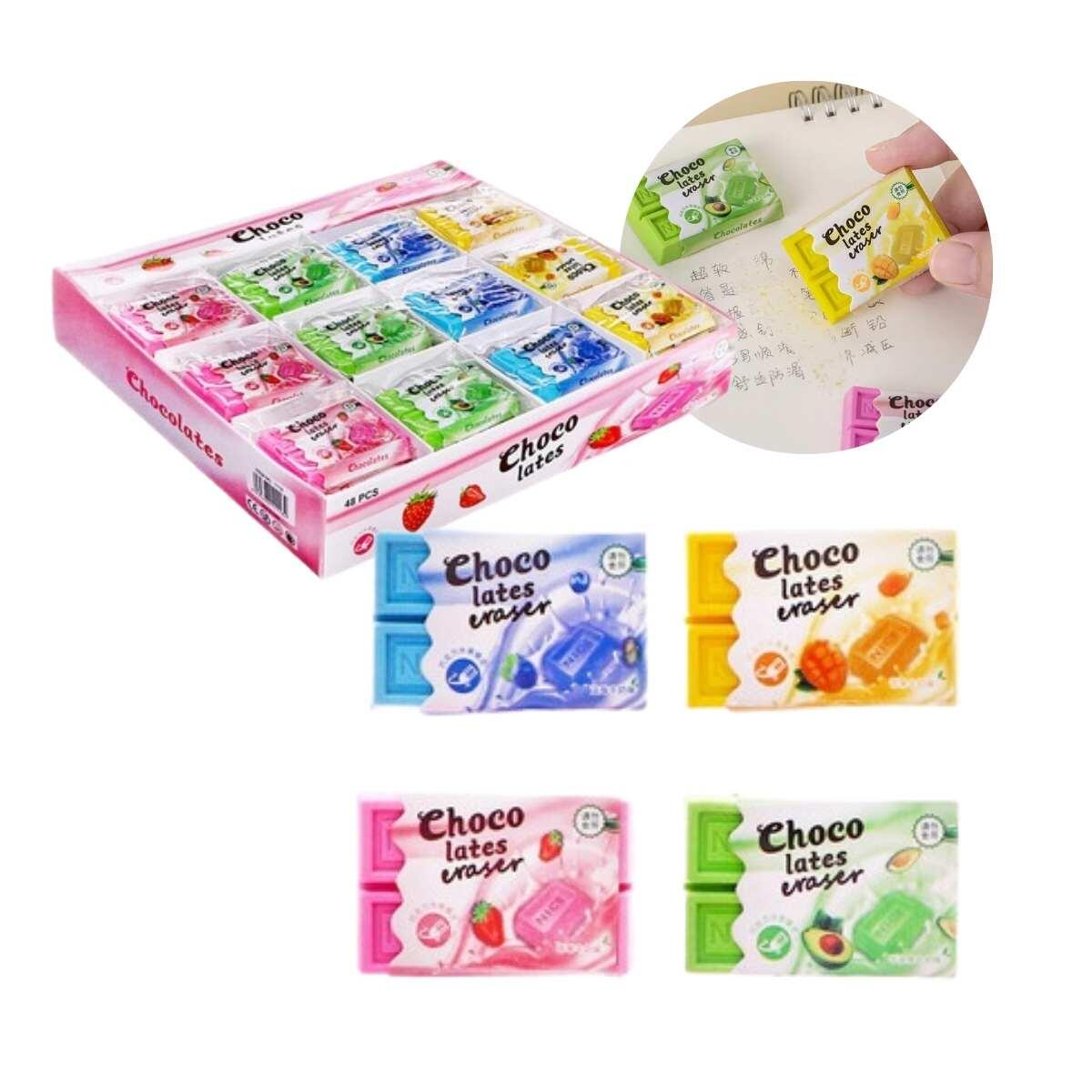 GOMA DE BORRAR CHOCOLATE X UNID