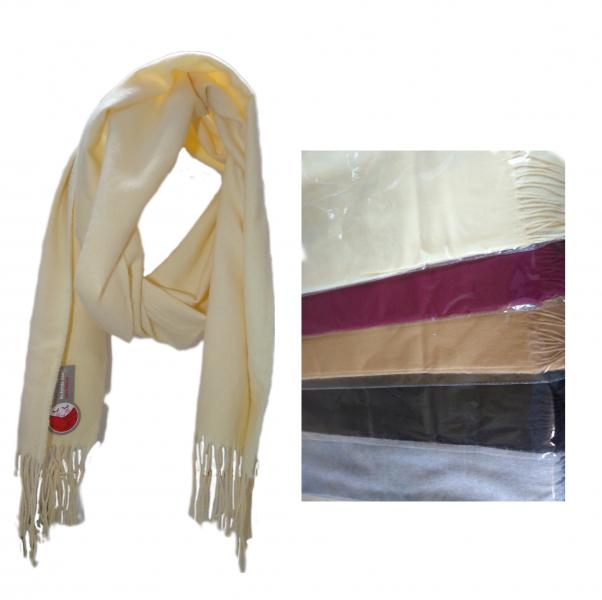 BUFANDA LISA FINA 1.90X33CM