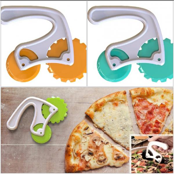 CORTA PIZZA  BICICLETA PASTEL