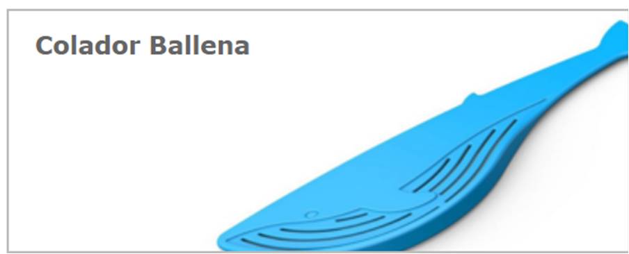 COLADOR BALLENA PLASTICO