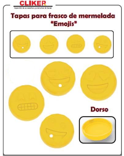 TAPA PARA MERMELADA EMOJIS