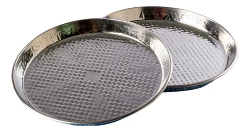 ALUMINIO*PIZZETAS X 2 Nº 18 EST GRANEADA NUPCIAL