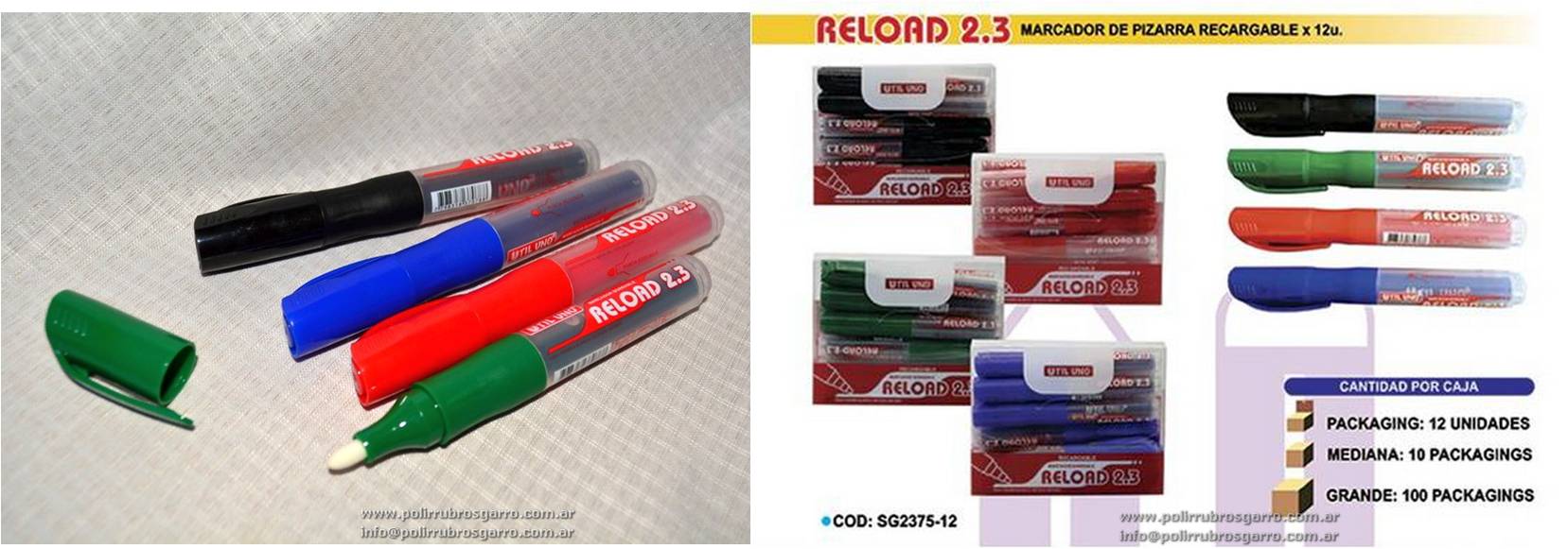 FIBRON P/PIZARRA UTIL UNO RECARGABLE