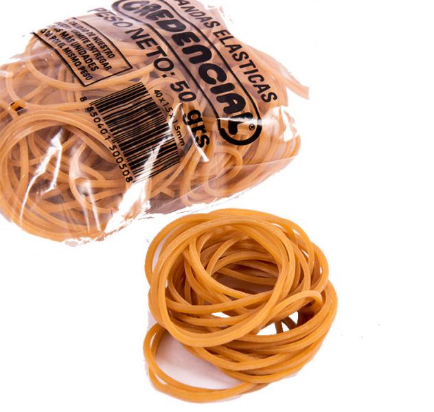 BANDITA ELASTICA CREDENCIAL X 50 GRS -1.5CM